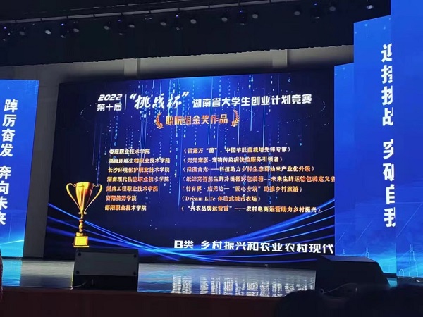 1金1銀2銅！衡陽技師學院在省大學生創業計劃競賽中獲佳績